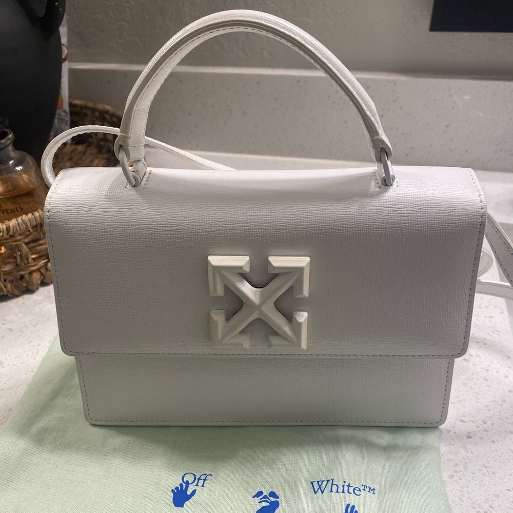 Off-White Jitney Leather Tote